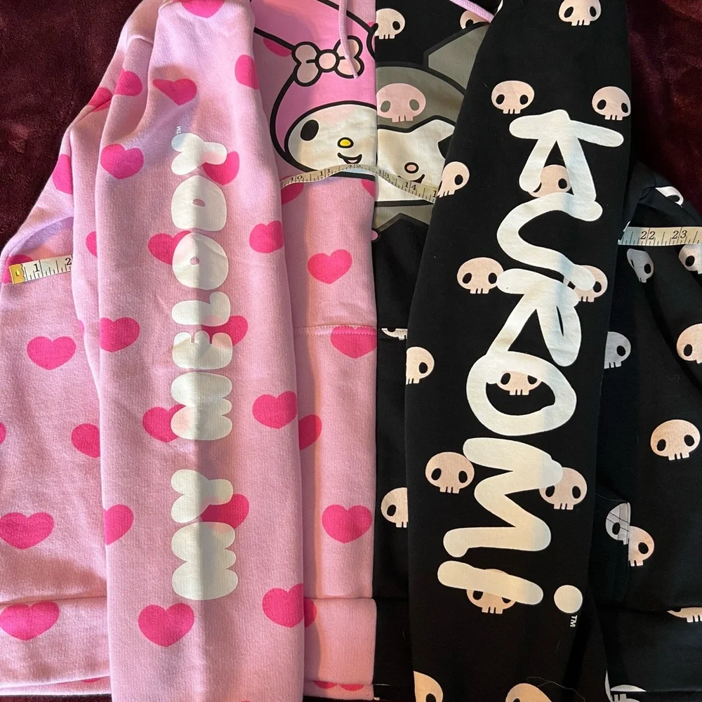 Dumbgood Sanrio Kuromi & My Melody Pullover Hoodie - Picture 3 of 10
